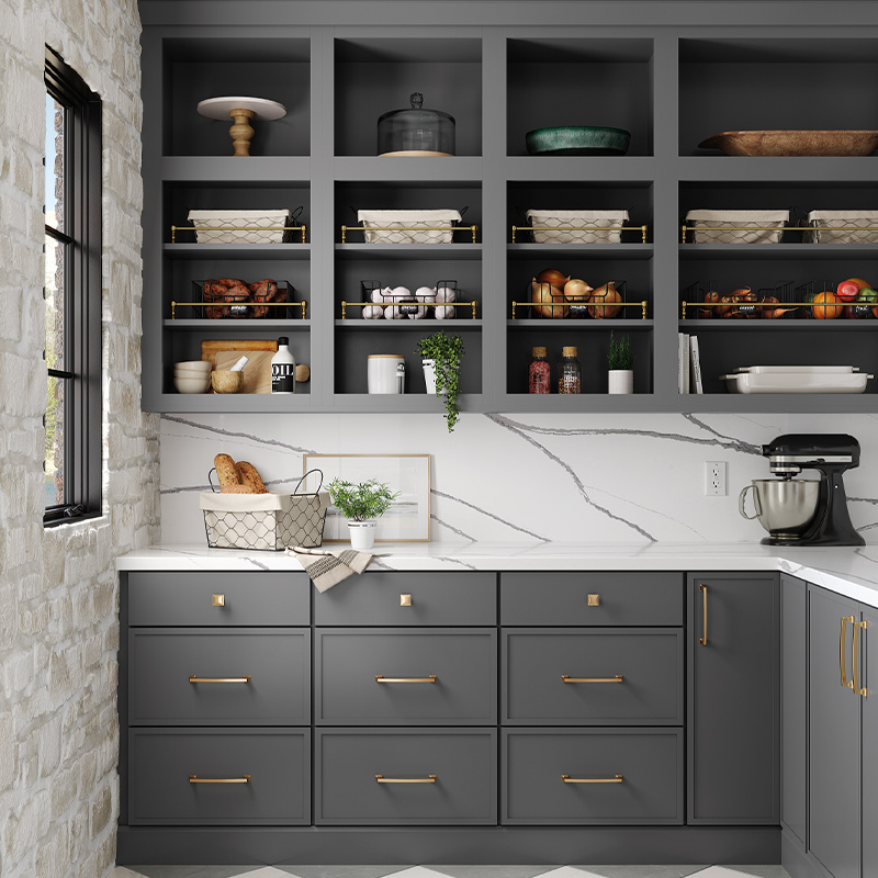 Custom Kitchen Cabinets in Butlers Pantry