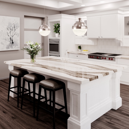 dark countertops in bathroom