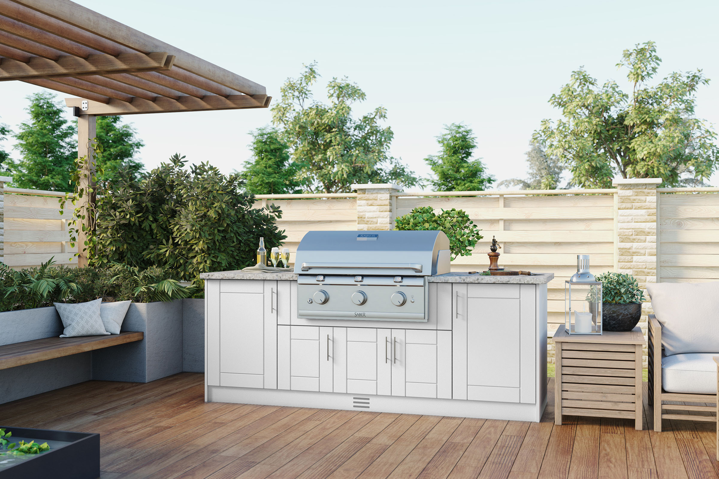 Outdoor Kitchen Entertainment
