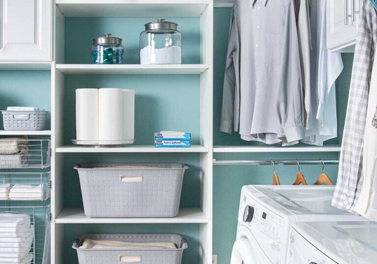 organized laundry room